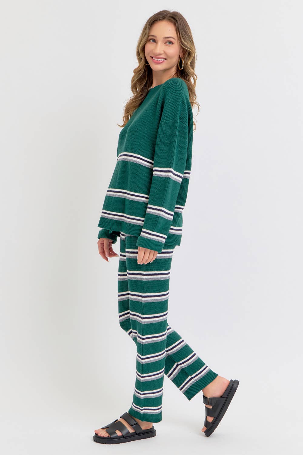 Sweet Lovely by Jen – Engroshandel Pullover - Dame – STRIBET STRIKTOP/SWEATER31