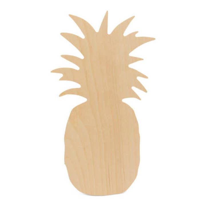 Woodpeckers Crafts - Wholesale Cutouts - Wooden Pineapple Cutout, 13-1/2"