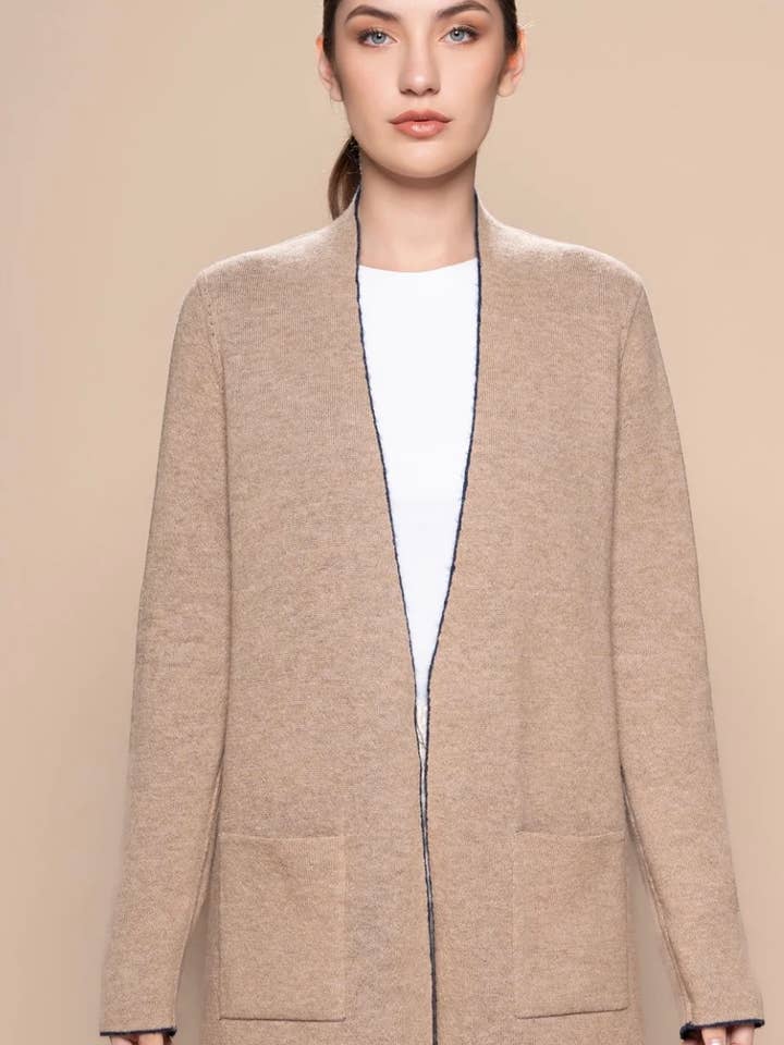 Reversible 100 % Baby Alpaca Sweater for wholesale by thread+butter