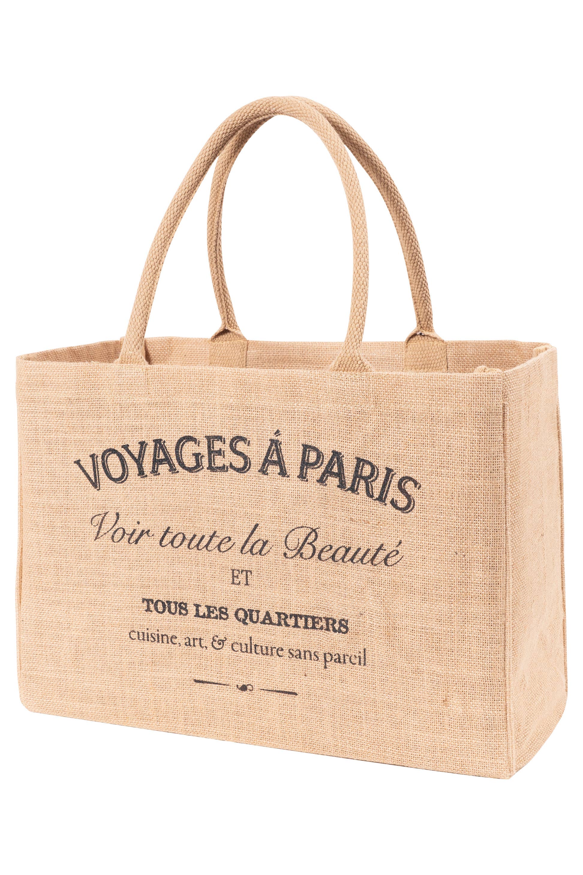 KAF Home - Wholesale Grocery/Shopping Bag - KAF Home Jute Market Tote Bag - Durable and Oversized5