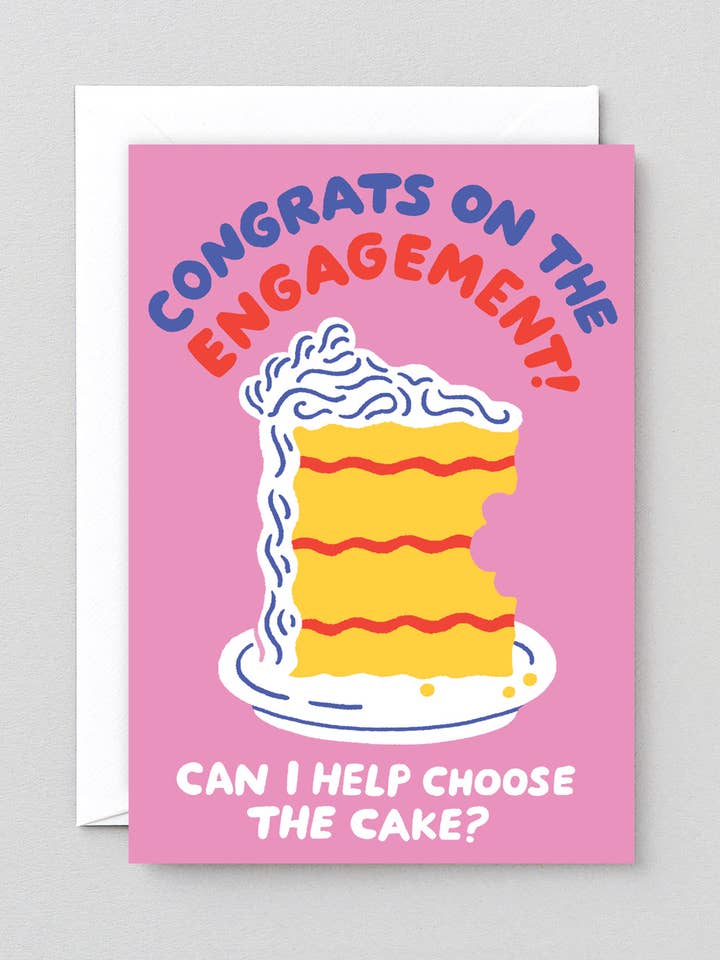 Tillykke med forlovelsen! Kort med hilsen for engroshandel hos Wrap (US duties paid)