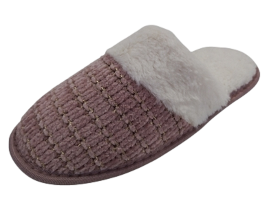 MB SMERWICK SA - Wholesale Slippers - Women&#x27;s - FUR INDOOR SLIPPER - 2 COL. - T.36/41 - MBS031353