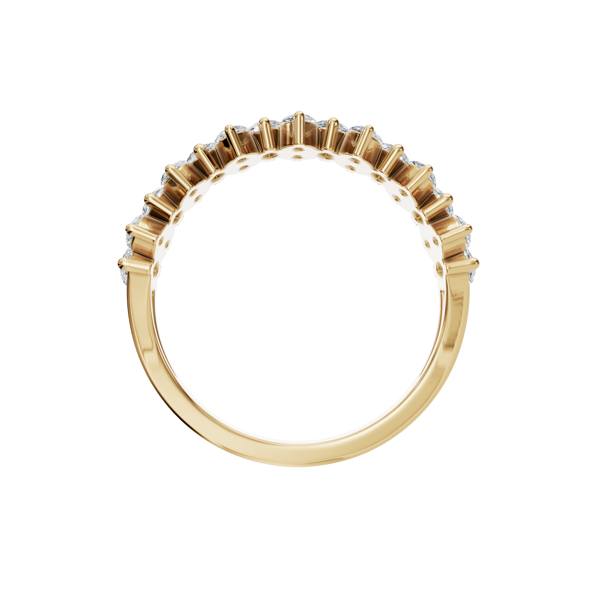 PureYou Jewelry – Engroshandel Vielsesring – 14k Guld Diamant Evighedsring, Diamant Vielsesring3