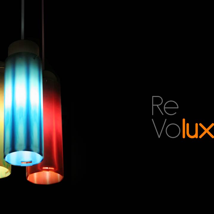 Revoluxion hanging lamp in recycled plastic design for wholesale by RE+