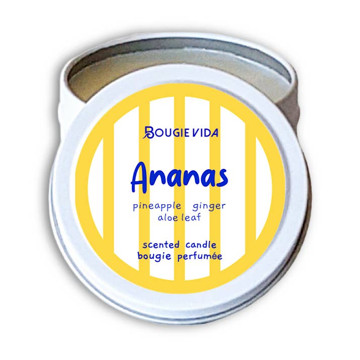 Ananas - Vela de viaje de 4 oz para venta al por mayor de Bougie Vida