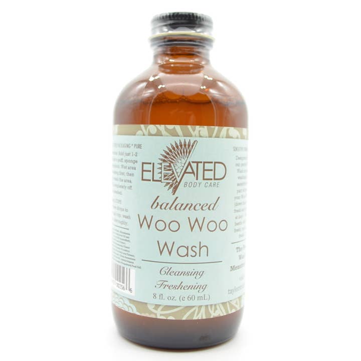 Taylor's Naturals - Wholesale Intimate Cleanser/Wipe - ELEVATED - Woo Woo Feminine Wash (Glass, Aluminum, or Bulk)8