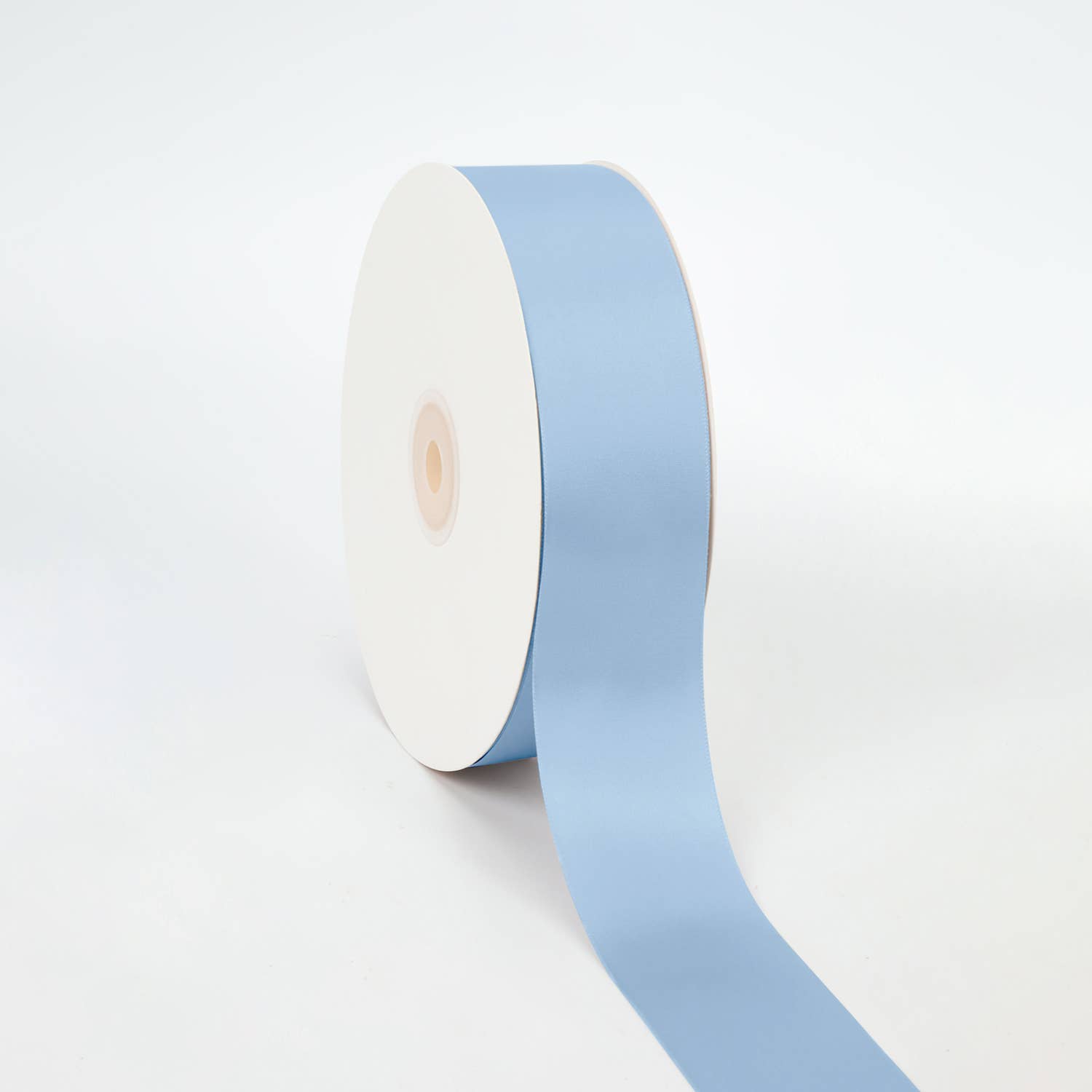 LA Ribbons Wholesale - Wholesale Ribbon - Gift Wrapping - Single Face Satin Ribbon | French Blue (332)9