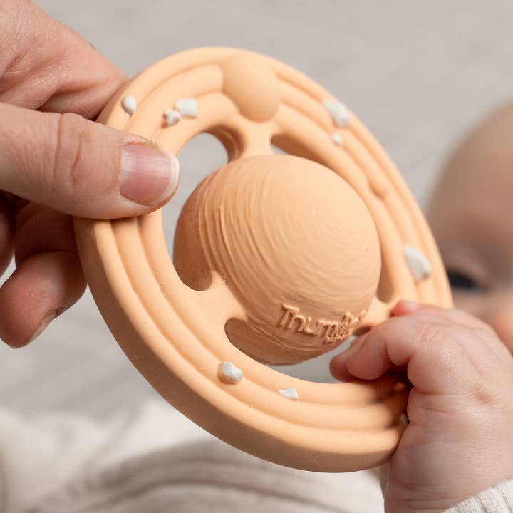 Planet CH3W® Baby Teething Ring Space Grasping Toy Bath Toy for wholesale by Thumble Baby Care
