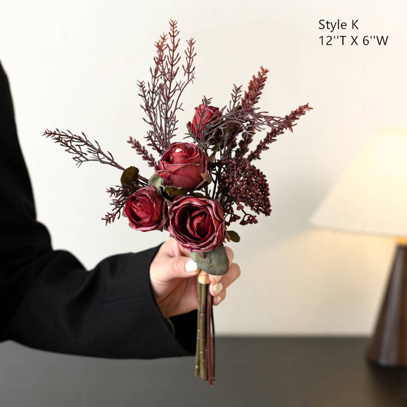 Sweet Home Deco - Wholesale Artificial Flowers - Special Designed Faux Floral Bouquet, Wedding/Vase Bouquets11