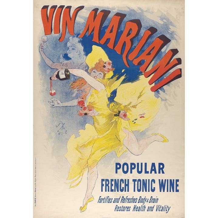 Rock Paper Scissors Wall Art - Wholesale Poster - Vin Mariani (1894)