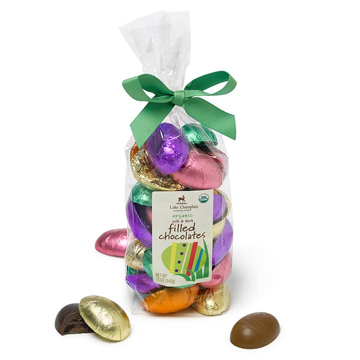 Easter Egg Assorted Bag, Organic for wholesale by Lake Champlain Chocolates