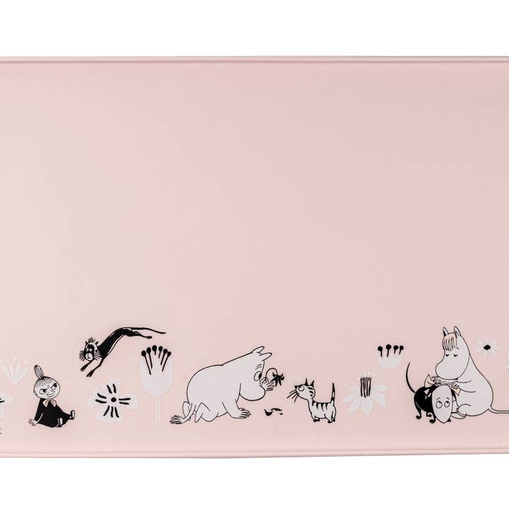 Alfombrilla de silicona de los Mumin 48 x 30 cm - rosa para venta al por mayor de dsignhouse