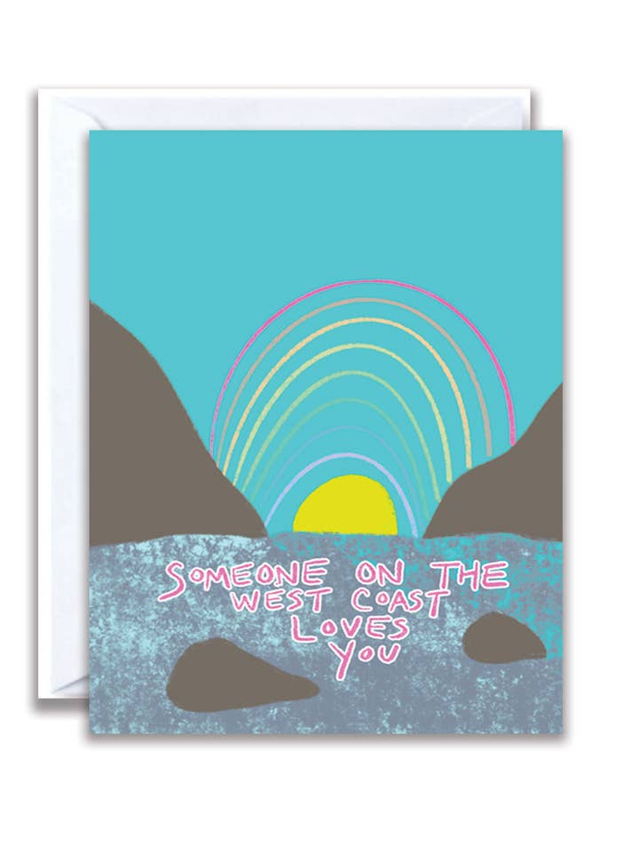 West Coast, Everyday Card for wholesale by Flo and Syd