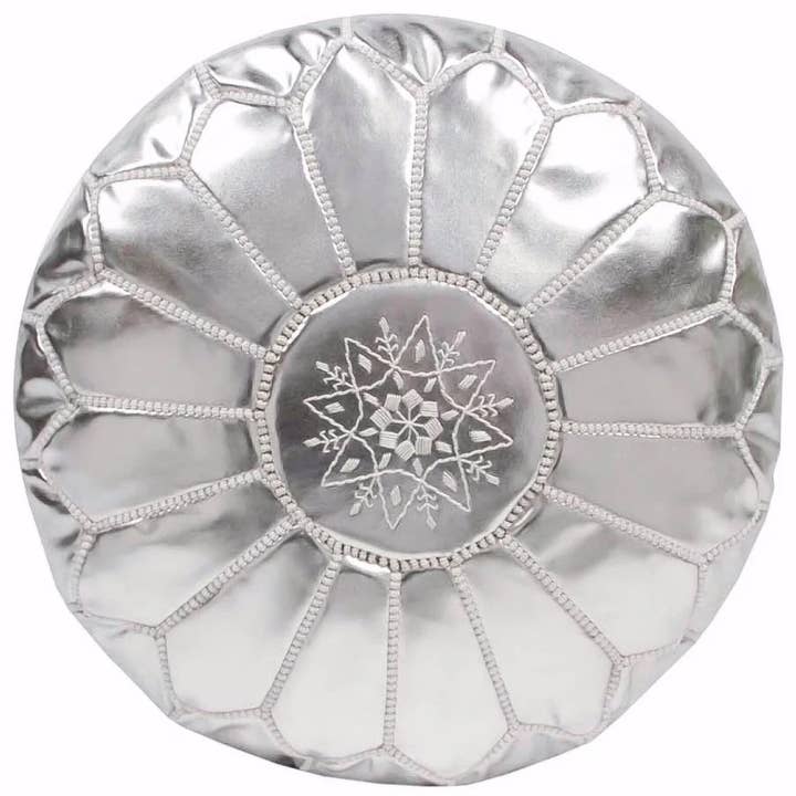 HandHappiness - Wholesale Pouf - Moroccan Ottoman pouf - Handmade Leather Pouf3