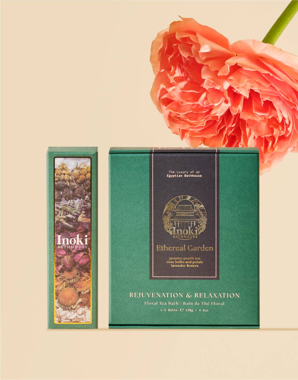 Inoki Bathhouse - Vente Lait de bain - Jardin Éthéré - Rajeunissement & Relaxation (Complet)1