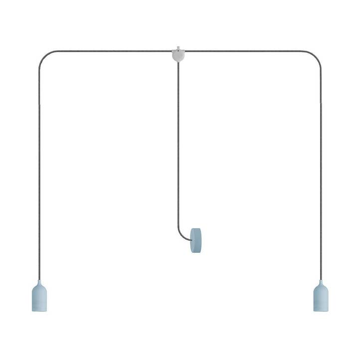 T-Snake EIVA Outdoor Lamp IP65 with 2 lights and ceiling rose for wholesale by LIGHTINUP S.R.L.