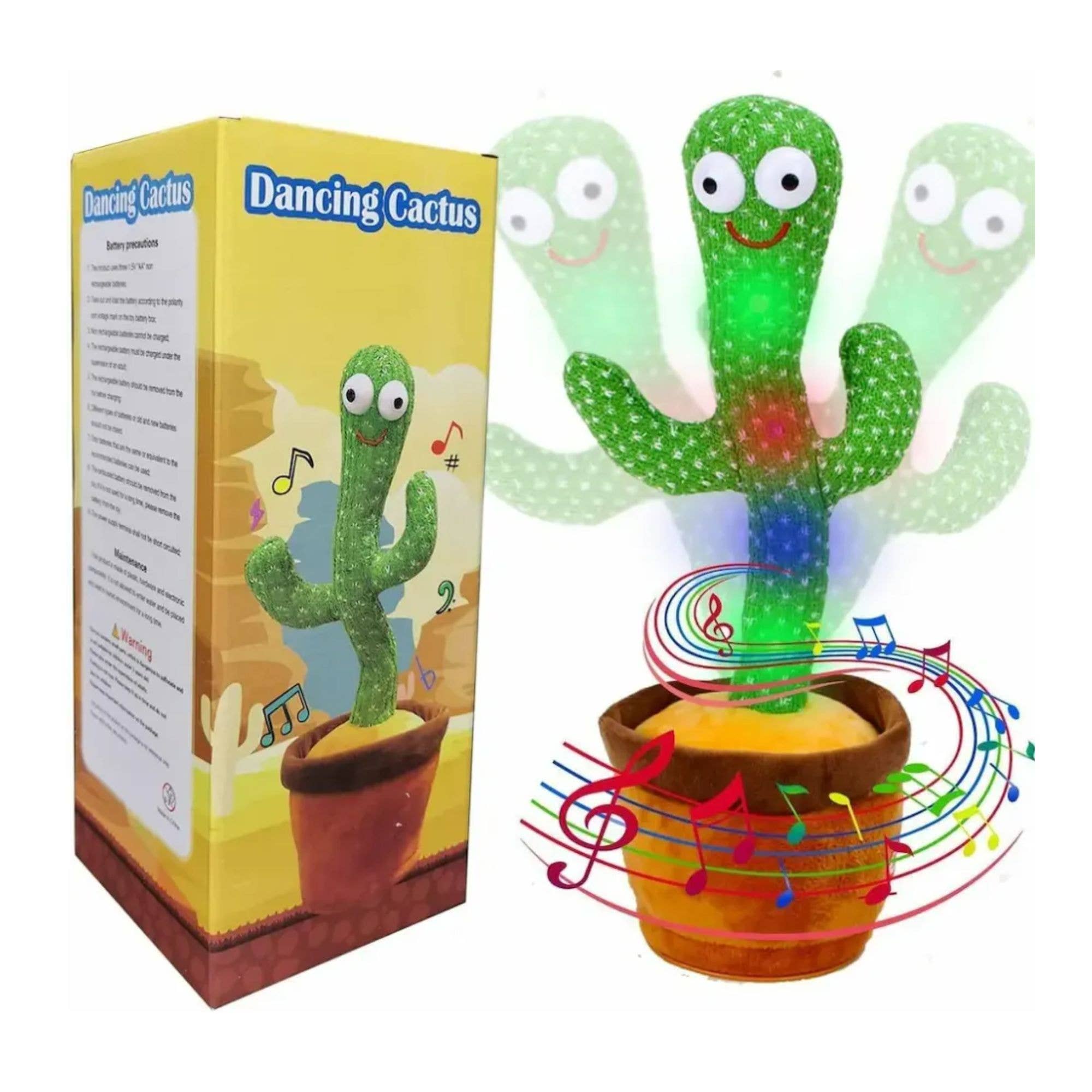K & S WHOLESALE INC - Wholesale Toy Set - Kids - Interactive Talking Dancing Cactus Toy 24CT2