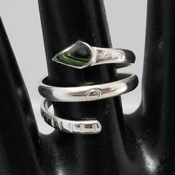 Costello International - Wholesale Cocktail/Statement Ring - Inlaid Adjustable Snake Rings 1