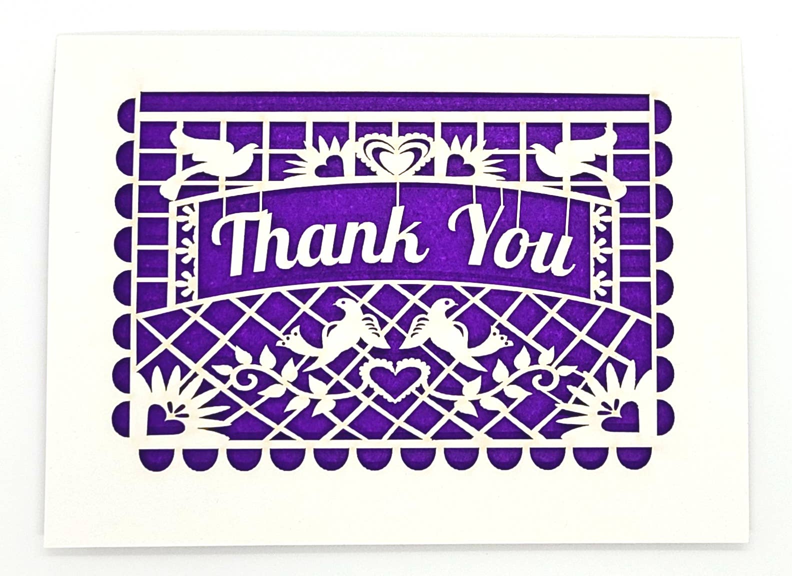 two hermanas - Wholesale Thank You Card - Thank You - Papel Picado flag10