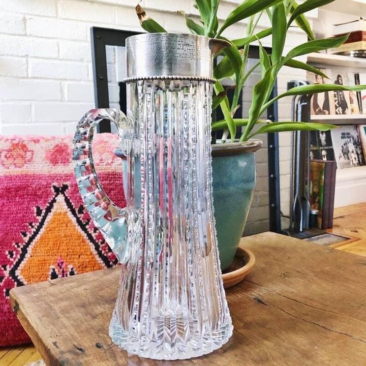 Jarro do Troféu Setter Irlandês em Prata de 1ª Lei e Vidro 1897 Fro por atacado de Batterby House