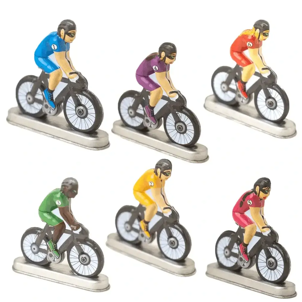 giftland - Wholesale Decorative Tabletop Object - Mini Cyclist Tin Toy Miniature0