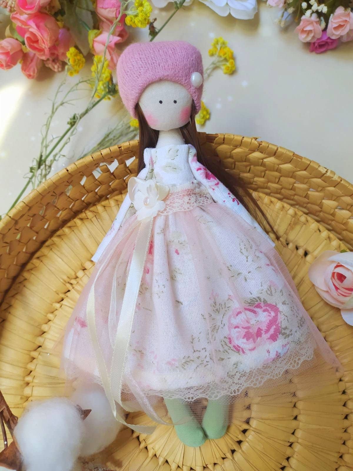 ChernikovaNataliya - Wholesale Doll - Kids - Handmade Shabby Chic Ballerina Rag Doll for Girls3