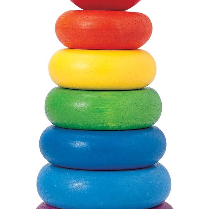 PlanToys - Wholesale Stacking Rings Game - Baby - Stacking Ring - Wooden Material
