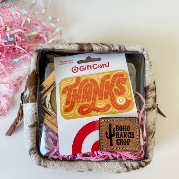 Boho Ranch Shop - Vente Trousses de maquillage/cosmétique - Trousse de toilette transparente en cuir de vachette - Sac de voyage pour maquillage16