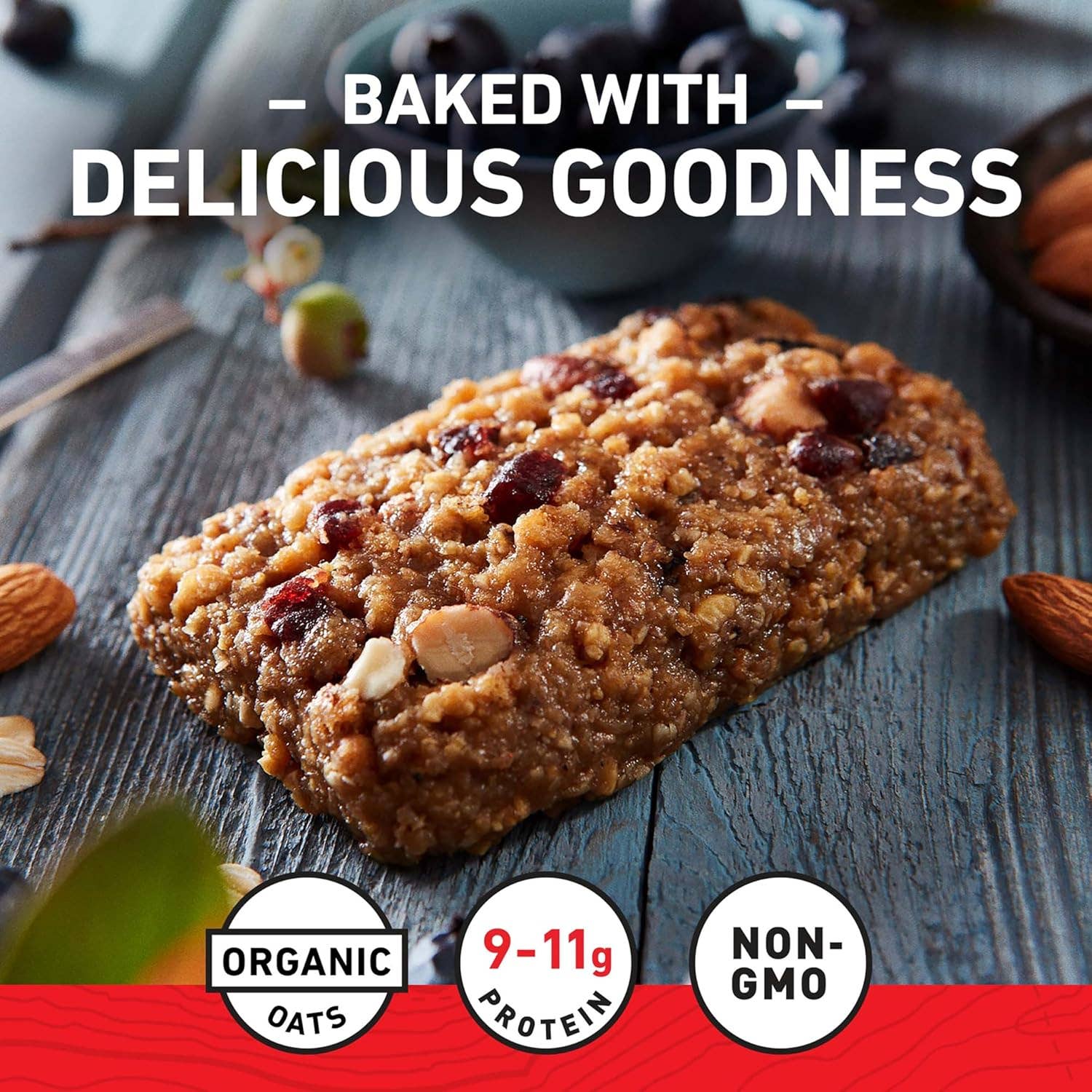 Snacky Candy - Wholesale Snack Bar - Clif Bar Blueberry Almond Crisp 2.4oz 12 count5