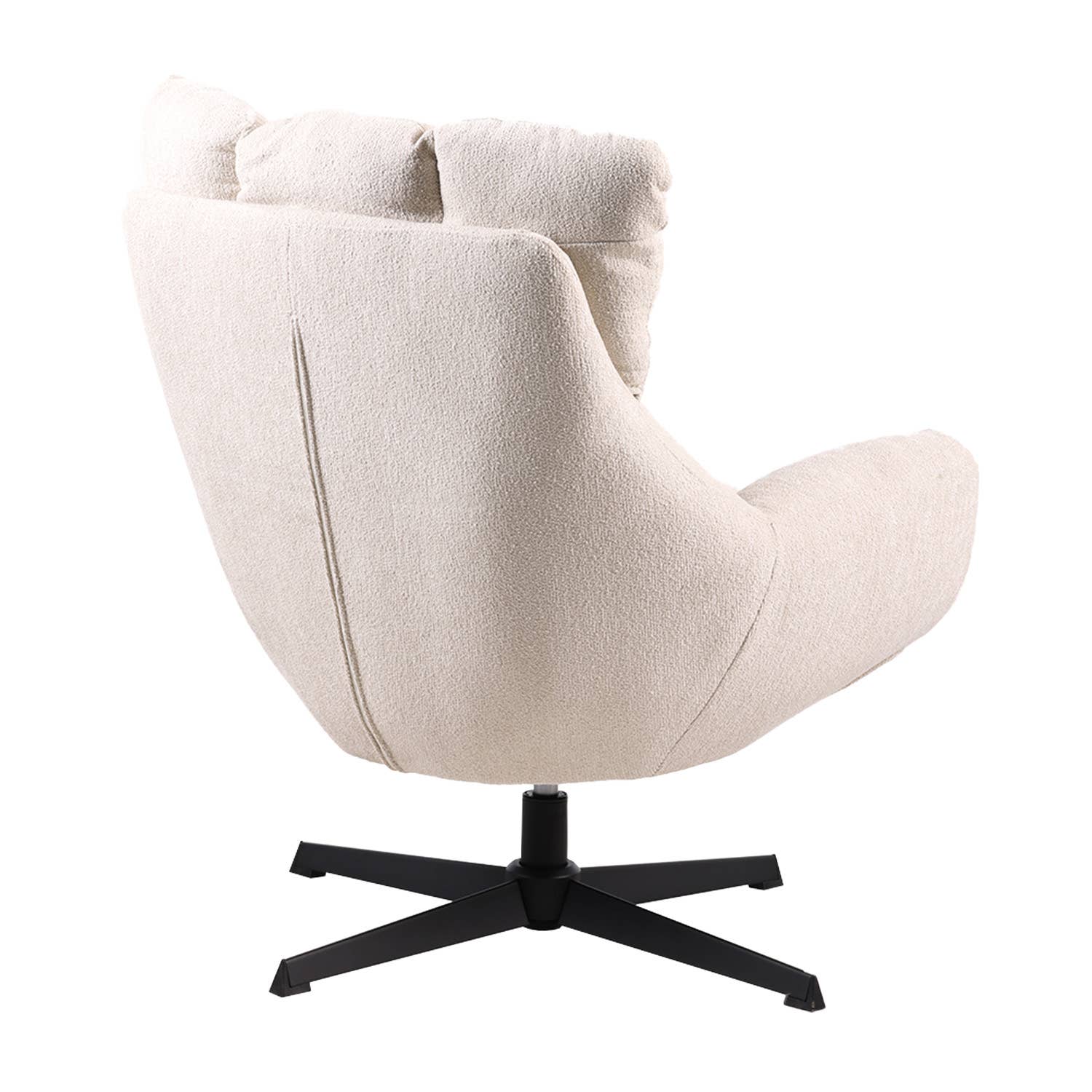 Opjet Paris - Wholesale Egg Chair - Léon swivel armchair sand L81 D73 H89cm3