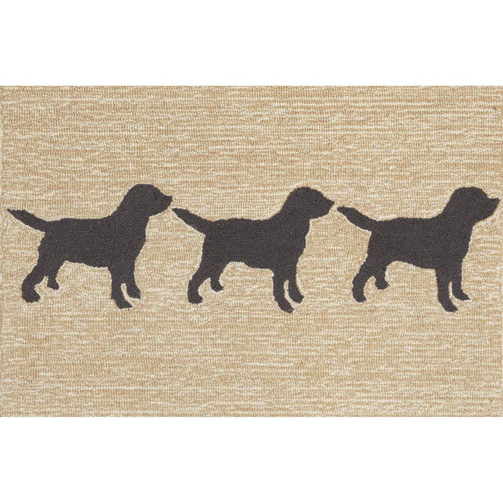 Frontporch Doggies Indoor/Outdoor Rug for wholesale by Liora Manne