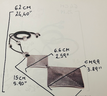 BABY JOYS - Vendita all'ingrosso Collana con ciondolo/pendaglio - Ciondolo Boho in alluminio 100% riciclato, design italiano9