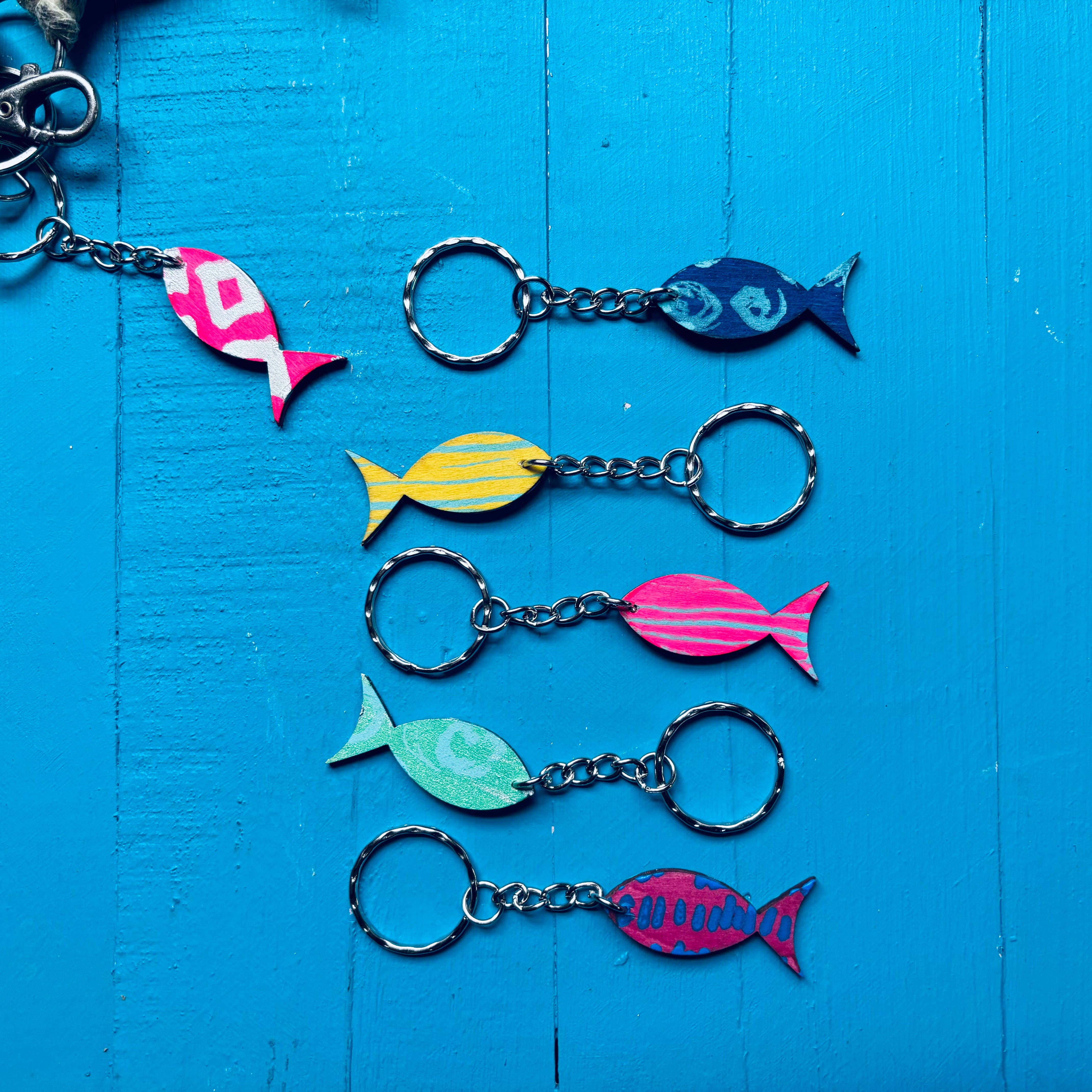 Turquoise Gem Home – wholesale Keychain – Unisex – Fish Keyrings by Gem Blastock0