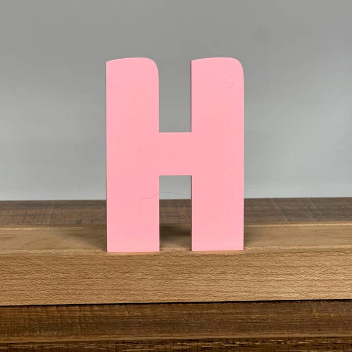 Artifacture - Wholesale Sign - Kryliq Individual Letters: 3" Craftsman Style- Matte Pastel Pink9