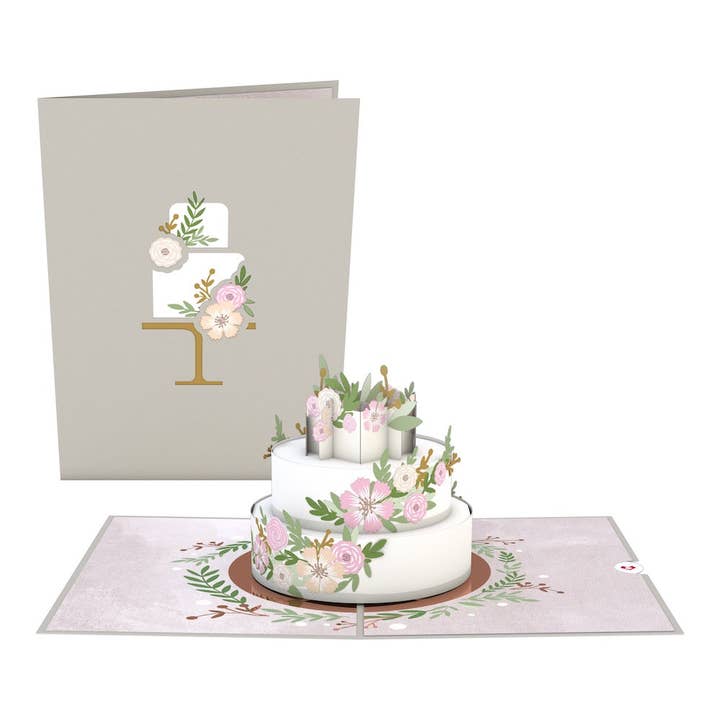 Lovepop Cards - Wholesale Wedding Card - Wedding Cake 5''x7'' Card, Jewelry, Wedding Card4