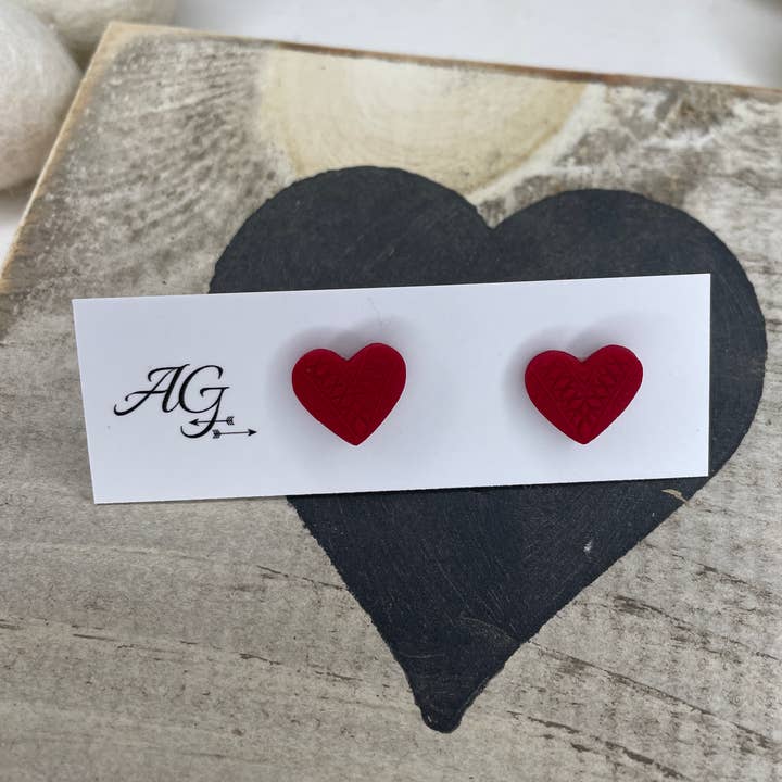 Clou Coeur Valentine Rouge pour la vente par Arrow Girl Designs #———>