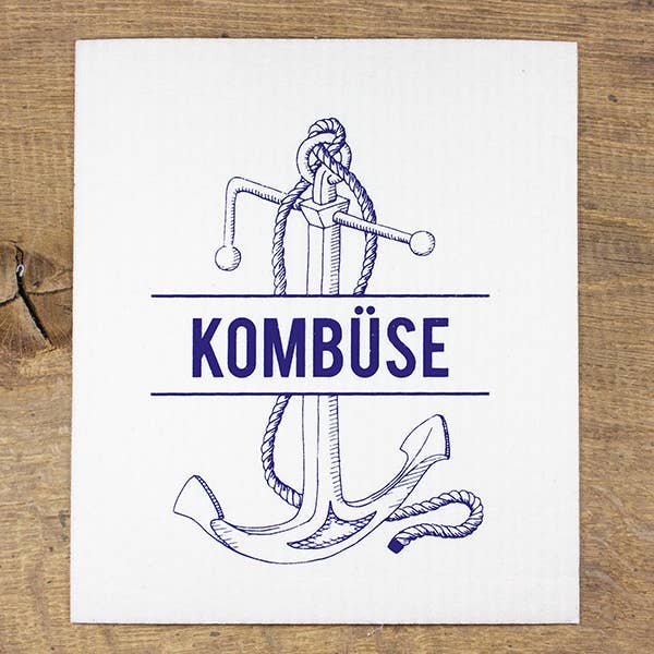 Chiffon-éponge maritime pour cuisine de bateau pour la vente par Bow & Hummingbird