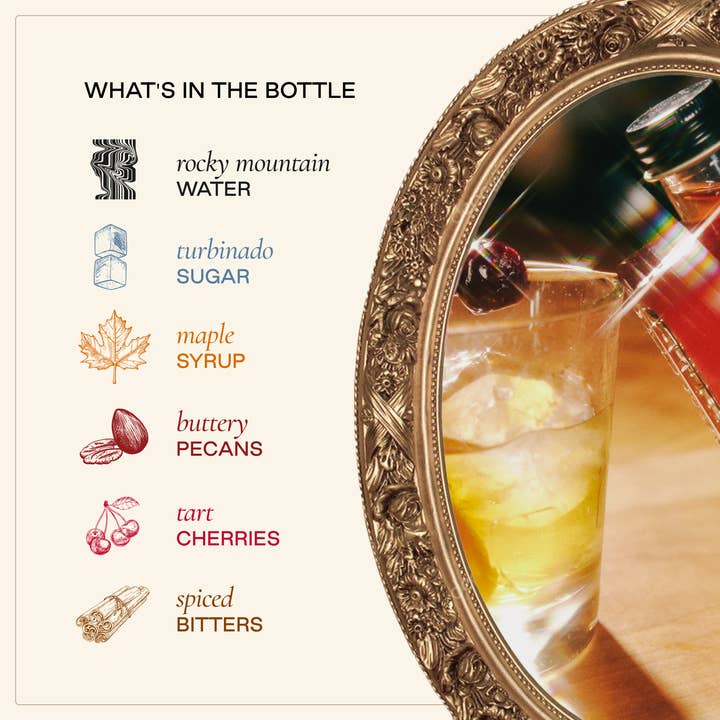 Strongwater - Wholesale Cocktail mix/syrup - Maple Pecan Old Fashioned Cocktail Syrup6