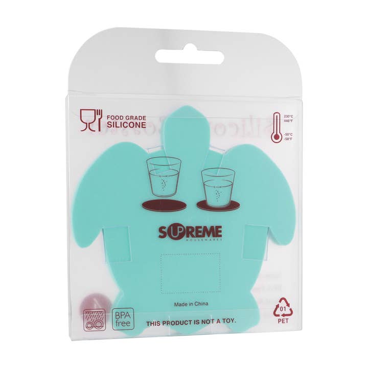 Supreme Housewares - Wholesale Coasters - Sea Turtle Silicone Coaster - Set of 43