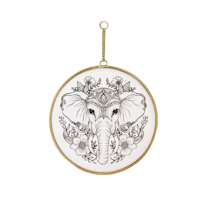 Baubels - Wholesale Wall Accent - Personalized kiko frame Elephant3
