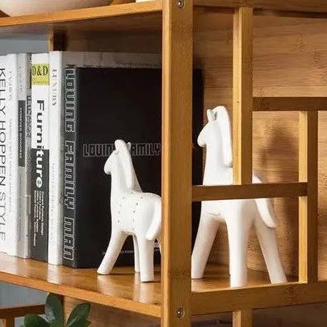 everythingbamboo - Wholesale Bookcase - Bamboo Antique Style Cabinet Book Shelf Bookcase Storage Choice Elegant BBC015