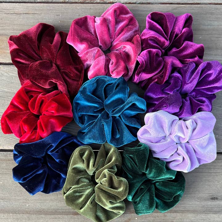 Large Luxurious Scrunchies - In Stock Immediates for wholesale by Fi and Me