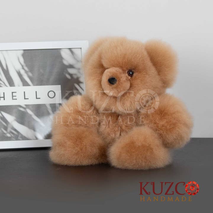 KuzcoHandmade - Vendita all'ingrosso Peluche - Bambini e neonati - Orso di peluche in pelo di alpaca - Morbido e ipoallergenico7