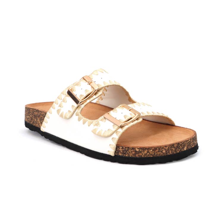 Yoki Fashion – Engroshandel sandal - Dame – YOKI GIAN-218 Afslappede fodseng med korksandaler til kvinder