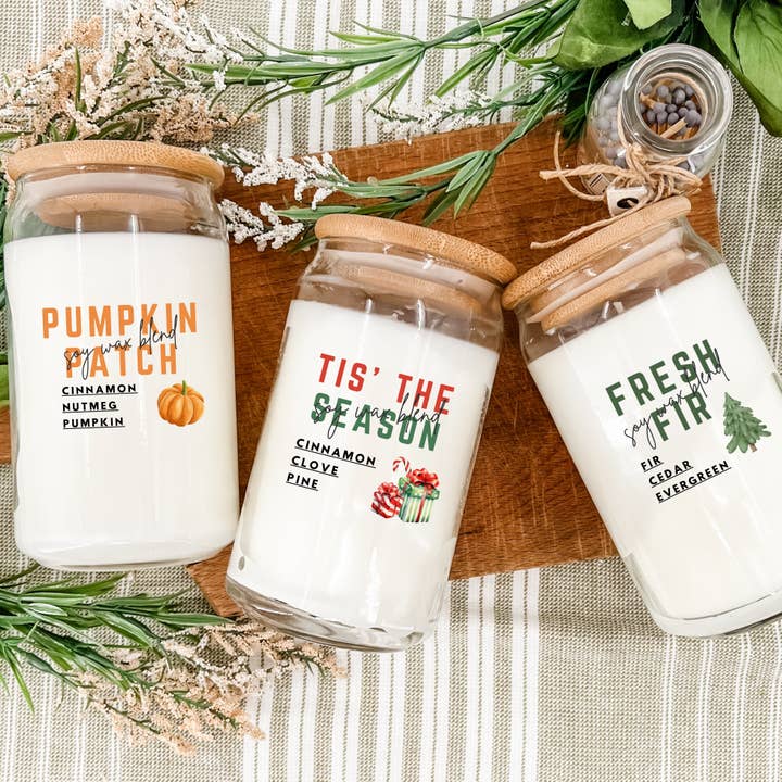 16oz Signature Holiday Candles for wholesale by The Candle Warehouse