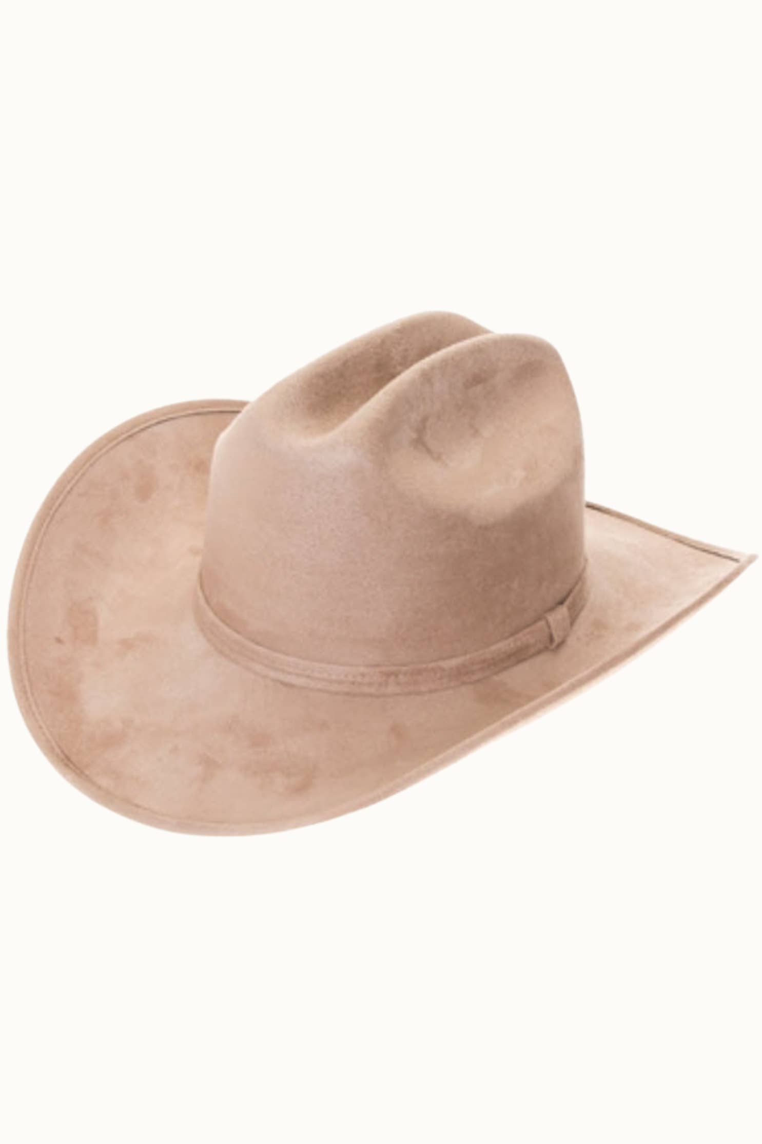 Olive & Pique - Wholesale Cowboy Hat - Women's - Premium Vegan Faux Suede Cattleman Cowboy Hat, Unisex9