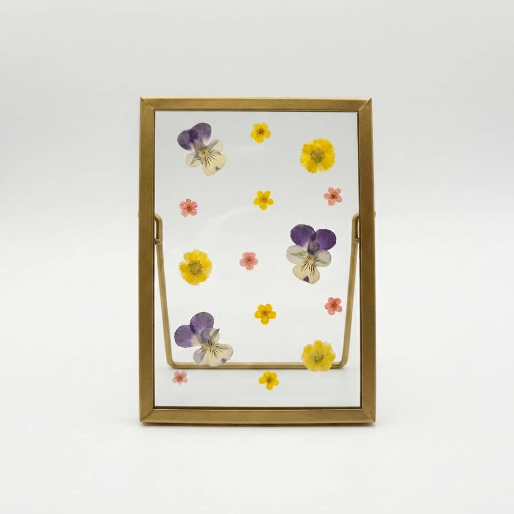 Sunnie Lane - Wholesale Desk/Tabletop Sign - Real Pressed Flower Frame - Beautiful Flower Art31