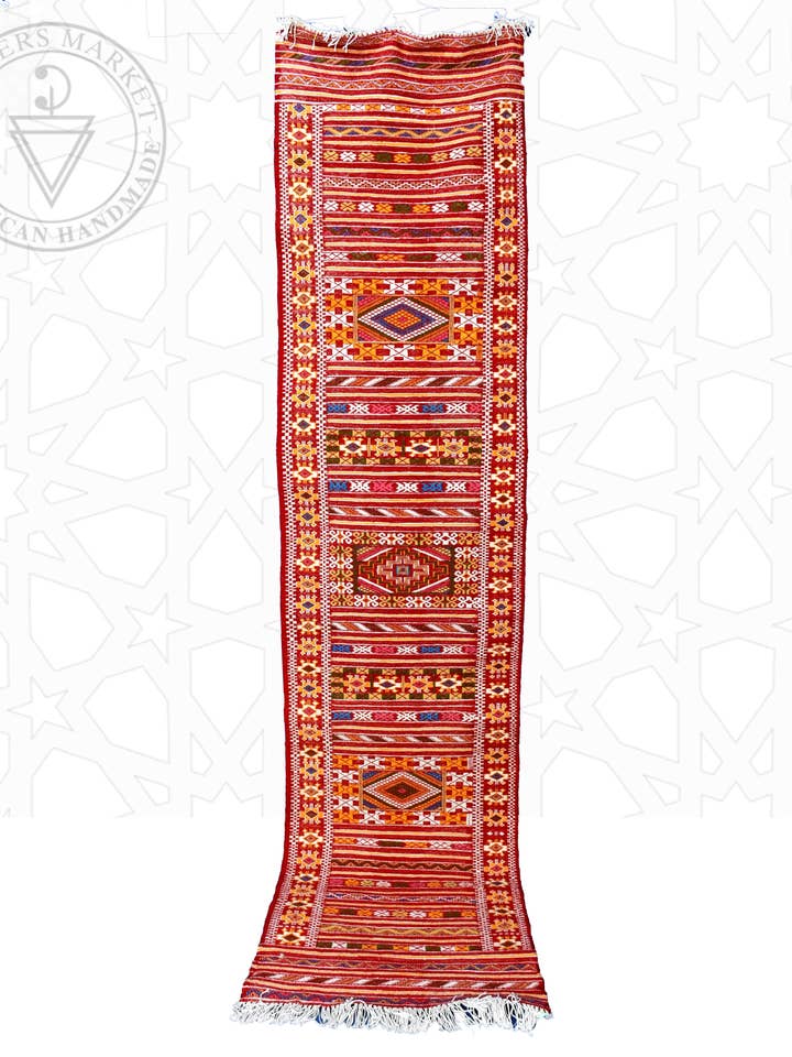 Flatweave kilim Moroccan rug for wholesale by Berbers Market