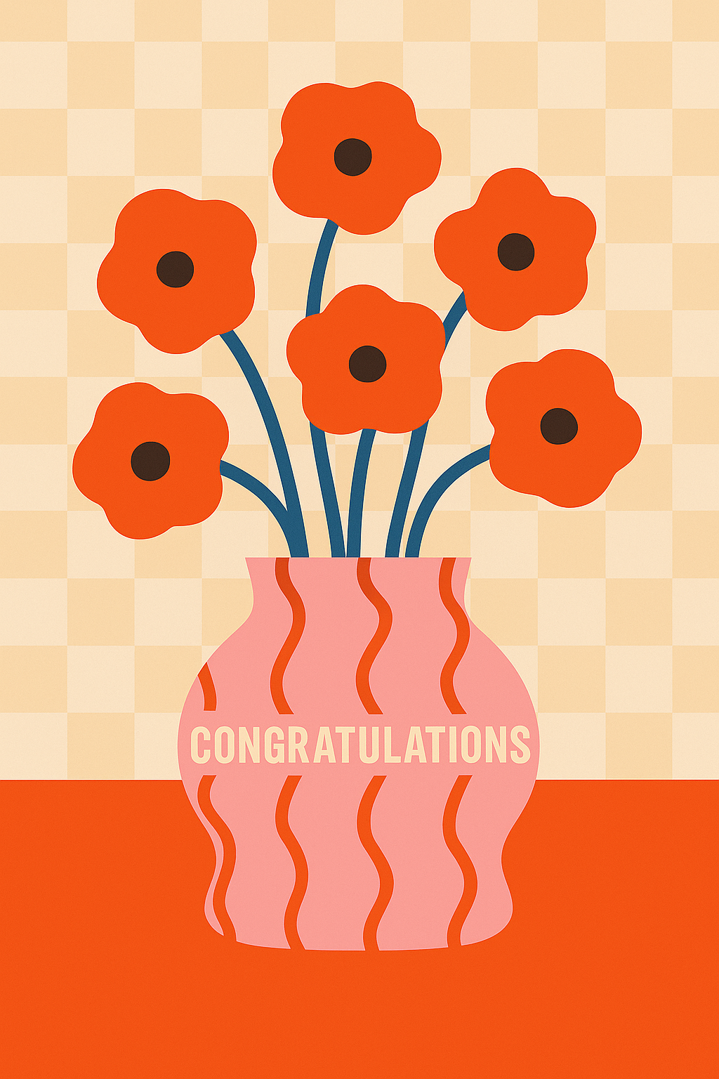 Soko Says - Wholesale Congratulations Card - Congratulations Flower Card2