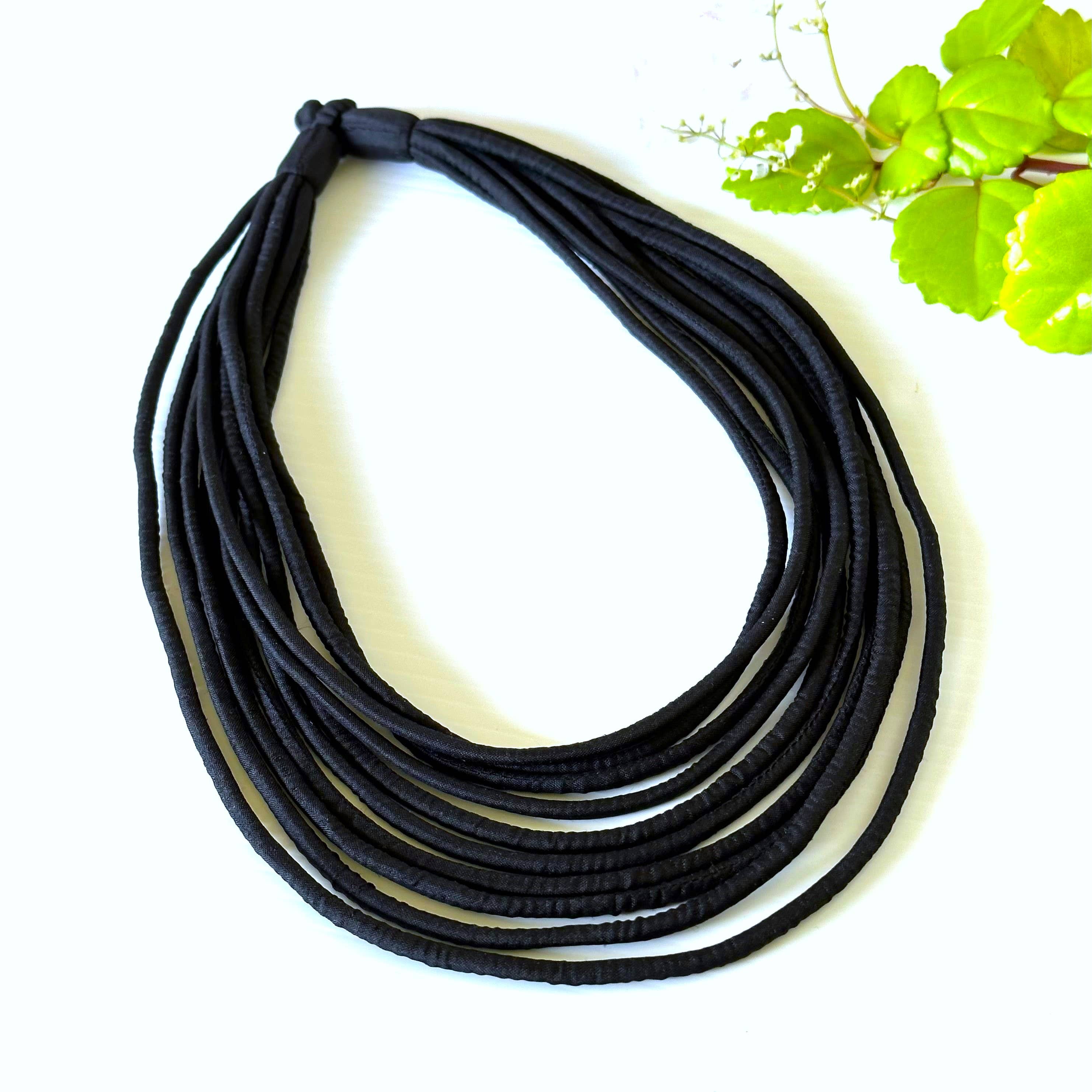 Sophie Silks - Wholesale Woven Necklace - Multi Strands Boho Necklace3